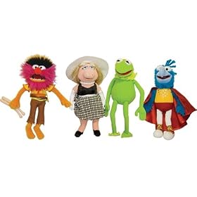 The Muppet Show 9'' Plush Bundle (includes Animal, The Great Gonzo, Miss Piggy & Kermit the Frog)