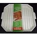 WHITE PLASTIC MICROWAVEABLE BACON CRISPER