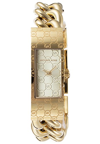 Michael Kors Hayden Champagne Dial Gold-tone Twist Ladies Watch MK3306