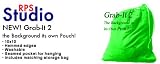NEW 10x10 RPS Studio Grab-It 2 Washable Background with Pouch - Chromakey Green