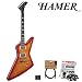 Hamer STDF-CS Cherry Sunburst Electric Guitar with GO-DPS/Planet Waves Shredder Pick Pack (PW-SHRED)
