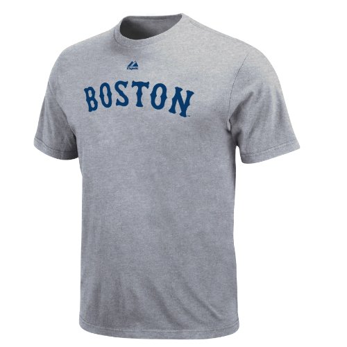 MLB Jonathan Papelbon Boston Red Sox Youth Short Sleeve Basic Tee (Steel Heather, Medium)