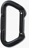 Omega Pacific Standard D Straightgate Carabiner (Black)