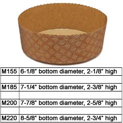 Novacart Panettone Basso Mold - M220, Case of 480