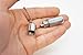 Survival Waterproof Cigarette Flint Lighter Silver - Mini Peanut Capsule Outdoor Oil Lighter - Fire Starter Key Chain Lighter