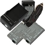 2 Battery+Charger for Canon BP-208 DC100 DC210 DC230