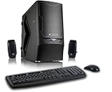 CybertronPC B2 Stealth ANS4240B, Black, AMD Phenom 9550 X4 (2.20GHz), 2048MB, 500GB, 20X DVD+-RW Dual Layer Burner Drive, Dual nVidia GeForce 9600GT in SLI Configuration, 600 Watt Power Supply, Windows Vista Basic, 1 Year Parts & Labor Warranty