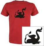 Produkt-Bild: T-Shirt mit Druck DRACHEN / 101 / wahlweise in Gr. S,M,L,XL,XXL und in 5 Farben