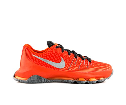Nike Youth Boys KD 8 Basketball Shoes Orange/Grey