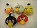 Lot of 5 Angry Birds,xmas Gift Game Toy 5.5" Dolls 5 Colors