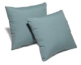 garden and patio furnitures item: Strathwood 14-Inch Outdoor Pillows, Set of 2, Blue Haze