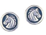 Solid Sterling Silver Horse Head Earrings