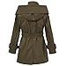 Richie House Girls' Classic Hooded Trenchcoat RH0934