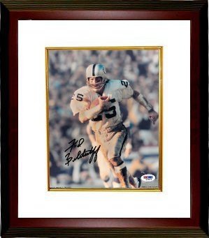 Fred Biletnikoff Autographed/Hand Signed Oakland Raiders 8x10 Photo Custom Framed- PSA DNA Hologram