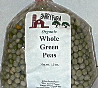 Whole Green Peas, 1 lb. by Barry Farm