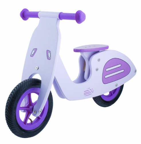 Unbekannt Holz-Kinderlaufrad Vespa