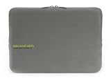 13 inch 13.3 inch Original Tucano Second Skin Microfiber Script Laptop Sleeve Case Bag - Grey