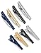 SEVENSTONE 8 Pcs Tie Clips for Men Tie Pin Set Ties Necktie Business Bar Clips