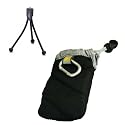 Carrying Pouch (black) and flexible Mini Tripod Combo for Flip Mino / MinoHD / MinoHD 2nd Gen Camcorder