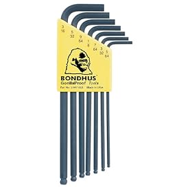 Bondhus 10945 Set of 7 Balldriver« L-wrenches, sizes 5 64-3 16-Inch by Bondhus Corporation