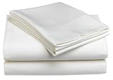 Pike Street 600-Thread Count Sateen King Sheet Set. Cream