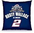 NASCAR Racing 18" Toss Pillow Rusty Wallace - Auto Racing Fan Shop