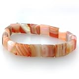 Cute Stretchy Natural Carnelian Bracelet