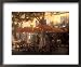 Sidewalk Cafe, Bastia, Corsica, France, Mediterranean Places Framed Art Poster Print ...