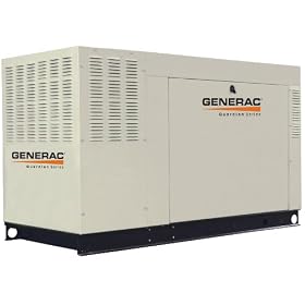 Generac Guardian Series QT04524ANSN 45,000 Watt Liquid Cooled Propane/Natural Gas Powered Home Automatic Standby Generator with Steel Enclosure Generac Guardian Series QT04524ANSN 45,000 Watt Liquid-Cooled Propane/Natural Gas Powered Home Automatic Standby Generator with Steel Enclosure (Non-CARB Compliant)