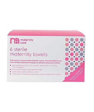 Mothercare Sterile Maternity Towels - 6pk