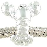 Petite Lobster 925 Sterling Silver Bead fits European Charm Bracelet