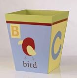 Alphabet Soup Waste Basket