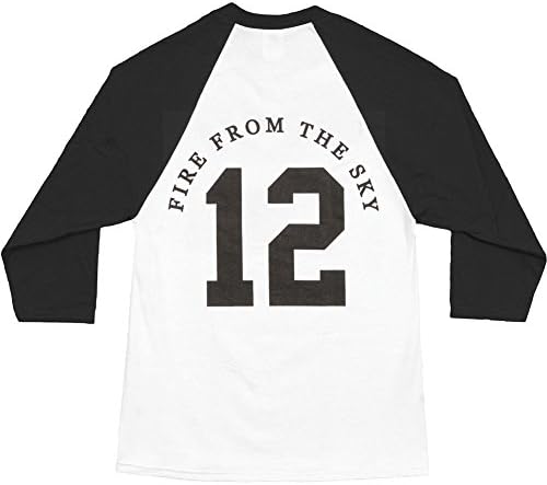 Shadows Fall Men's Fire From The Sky Baseball Jersey Medium White