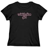 T-Shirt Woman Black  Chick Girls Trinidadian  Trinidad And Tobago Country