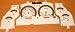 94 95 96 97 98 Ford Mustang GT V8 White Face Glow Through Cluster Gauges 17r
