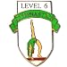 Women's Level 6 Gymnastics Pin.