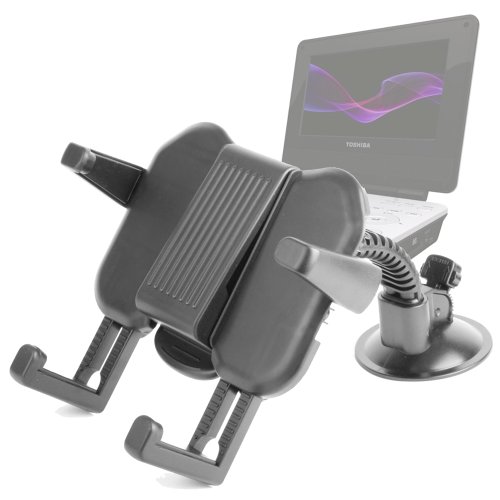 Docking Cradle and Suction Pad For V-Zon 7009D, 9109D Portable DVD Players By DURAGADGET