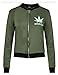 Forever Womens Classic Style Zip Up MA1 Bomber Jacket
