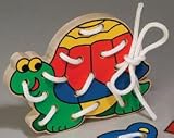 Wooden Lace Up Turtle-Learn to Tie Toy