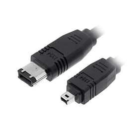 Click here to buy FIREWIRE DV CABLE CAMCORDER FOR CANON SONY SHARP JVC by Cables4PC.
