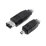 IMAGE OF Firewire Male to Male Ieee-1394 6p/4p Gold-plated ,10 Ft