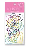 Heart Paper Clips - Double Pack of 40