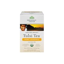 Organic India Tulsi Honey Chamomile, 1.08-Ounce Boxes (Pack of 6)