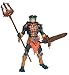 Mer-Man von Masters of the Universe Skeletors Gefolgschaft mit Waffen und beweglichen Teilen.