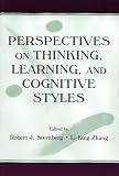 Perspectives on Thinking, Learning, and Cognitive Styles (The Educational Psychology Series)