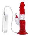 Doc Johnson iVibe Suction Cup Rabbit Vibrator, Strawberry