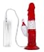 Doc Johnson iVibe Suction Cup Rabbit Vibrator, Strawberry