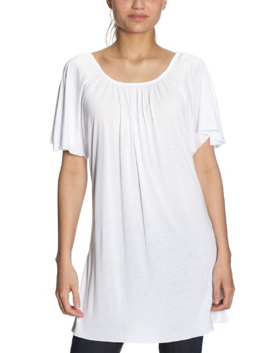 Oui Damen Shirt/ T-Shirt  22790, Gr. 36, Wei&szlig; (white 1000) Preisvergleich