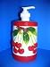 CHERRY 3-D Soap / Lotion Dispenser Cherries NEW