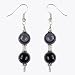 EXP Handmade Agate, Pearl & Silver Earrings
